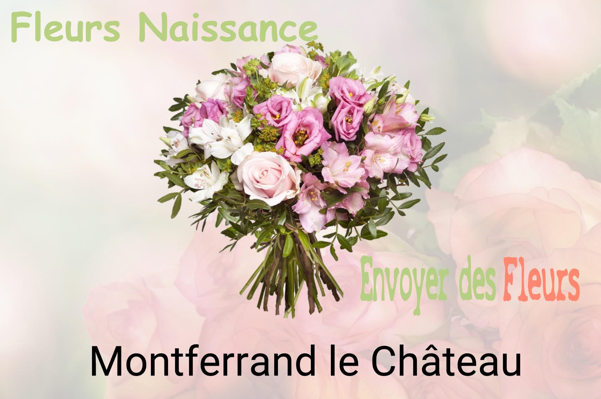 Bouquet de fleurs de naissance livré à Montferrand-le-Château